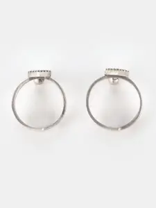 SHAYA Set Of 2 925 Silver-Toned Antique Ammachis Bazaar Wali Toe Rings