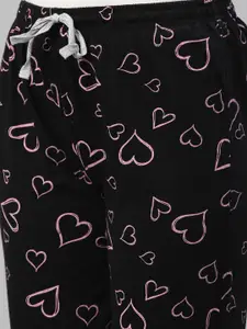 Kryptic Women Pack Of 2 Printed Pure Cotton Lounge Pants