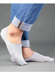 SockSoho Men Grey Solid Shoe Liners
