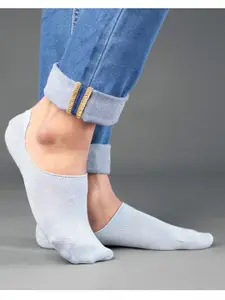 SockSoho Men Blue Solid Shoe Liners