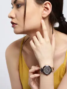 GIORDANO Women Black Multifunction Analogue Watch 2773-33