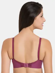 Souminie Pack of 4 Pure Cotton Non Padded Full Coverage U Back Bra