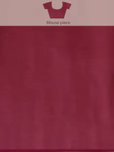 Saree mall Magenta Embellished Mirror Work Saree