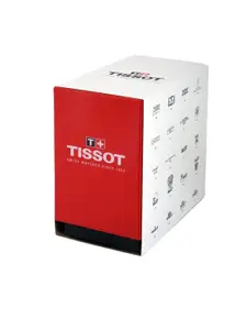 TISSOT Women Silver-Toned Embellished Dial & Brown Straps Analogue Watch T0581091703600