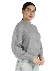 NoBarr Women Grey Sweater