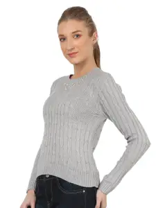 NoBarr Women Grey Pullover