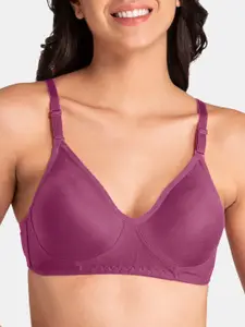 KOMLI Pack of 2 Non Padded Full Coverage T-Shirt Bra