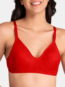 KOMLI Pack of 2 Non Padded Full Coverage T-Shirt Bra