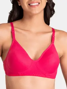 KOMLI Pack of 2 Non Padded Full Coverage T-Shirt Bra