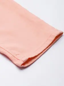 Moda Rapido Women Peach-Coloured Skinny Fit High-Rise Stretchable Jeans