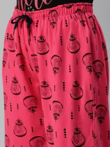 Kryptic Women Pack Of 2 Printed Pure Cotton Lounge Pants