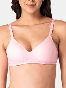 KOMLI Pink & Coral Set of 2 T-shirt Bra - Lightly Padded