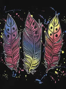 Kryptic Women Pack Of 2 Printed Pure Cotton Lounge T-Shirts