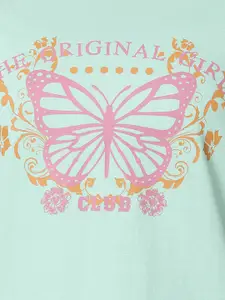 Kryptic Women Pack Of 2 Printed Pure Cotton Lounge T-Shirts