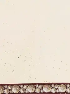 Sangria Maroon Embellished Embroidered Velvet Net Half and Half Saree