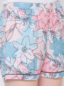 FashionRack Women Pack Of 2 Printed Lounge Shorts