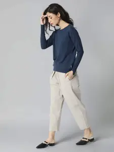 RAREISM Women Blue Sweater Vest