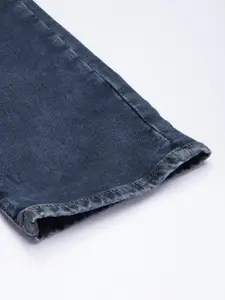 U.S. Polo Assn. Denim Co. U S Polo Assn Denim Co Men Blue Slim Fit Mid-Rise Heavy Fade Jeans