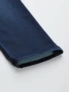 U.S. Polo Assn. Denim Co. Men Blue Brandon Slim Fit Mid-Rise Light Fade Stretchable Jeans