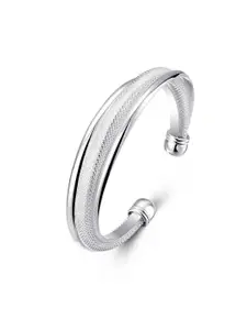 Yellow Chimes Women Silver-Toned Kada Bracelet