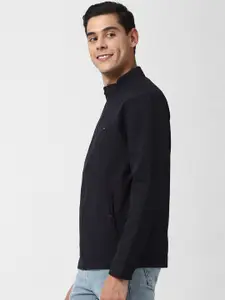 Peter England Casuals Men Navy Blue Sporty Jacket