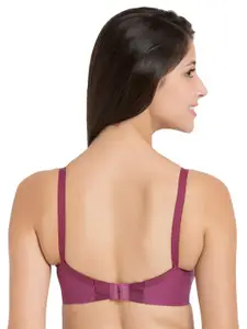 Souminie Pack of 3 Pure Cotton Non Padded Full Coverage U Back Bra