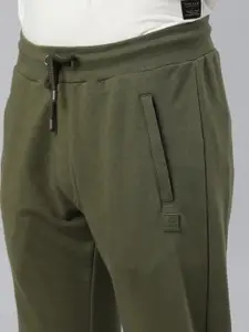 RARE RABBIT Men Panama Slim Fit Solid Joggers