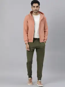 RARE RABBIT Men Albell Slim Fit Hooded Sweatshirt