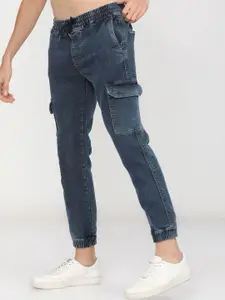 KETCH Men Blue Stretchable Jogger Jeans