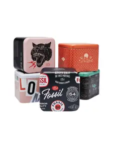 Fossil Men Green Dial & Silver Toned Stainless Steel Bracelet Style Straps Analogue Watch