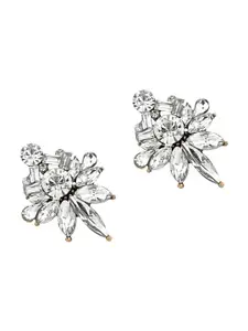 BEWITCHED White Contemporary Studs Earrings