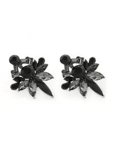 BEWITCHED Black Contemporary Studs Earrings