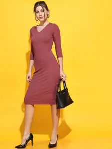 CHIC BY TOKYO TALKIES Rose Bodycon Dress