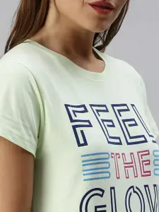 Kryptic Women Pack Of 2 Printed Pure Cotton Lounge T-Shirt