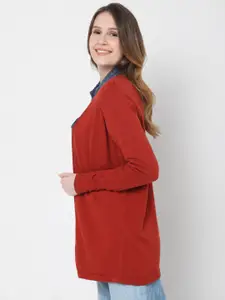 Vero Moda Women Red Shrug