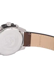 DIESEL Men Cream-Coloured Mega Chief Analogue Watch DZ4464