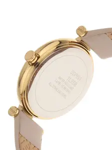 ESPRIT Women Silver-Toned Embellished Dial Stainless Steel Analogue Watch ES1L268L0025