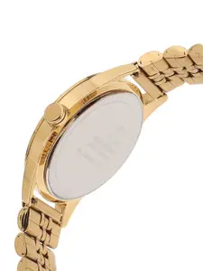 ESPRIT Women Green Embellished Dial & Gold Toned Analogue Watch - ES1L302M0075