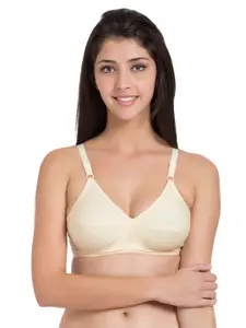 Souminie Pack of 3 Pure Cotton Non Padded Full Coverage U Back Bra