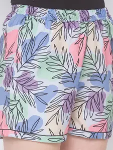 FashionRack Women Pack of 2 Printed Lounge Shorts
