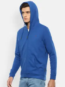 Van Heusen Sport Men Blue Hooded Sweatshirt