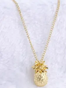 Vembley Gold-Plated Enamelled Necklace