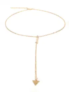 Vembley Gold-Plated Enamelled Necklace