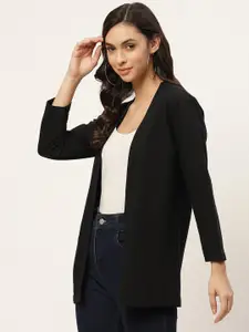 WISSTLER Women Black Solid Shrug