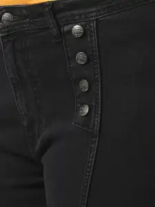 Freeform by High Star Women Plus Size Black Bootcut High-Rise Stretchable Jeans