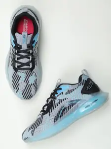 ABROS Women Grey & Sea Green Mesh Running Shoes