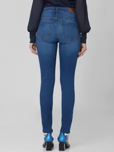 Vero Moda Women Blue Skinny Fit Light Fade Jeans