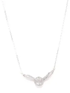 Clara Silver-Toned Chain Pendant