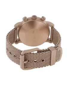 Emporio Armani Men Beige & Green Analogue Watch AR11428