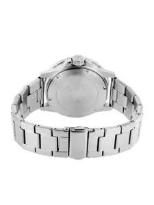 Armani Exchange Men White & Silver Analogue Watch AX1853